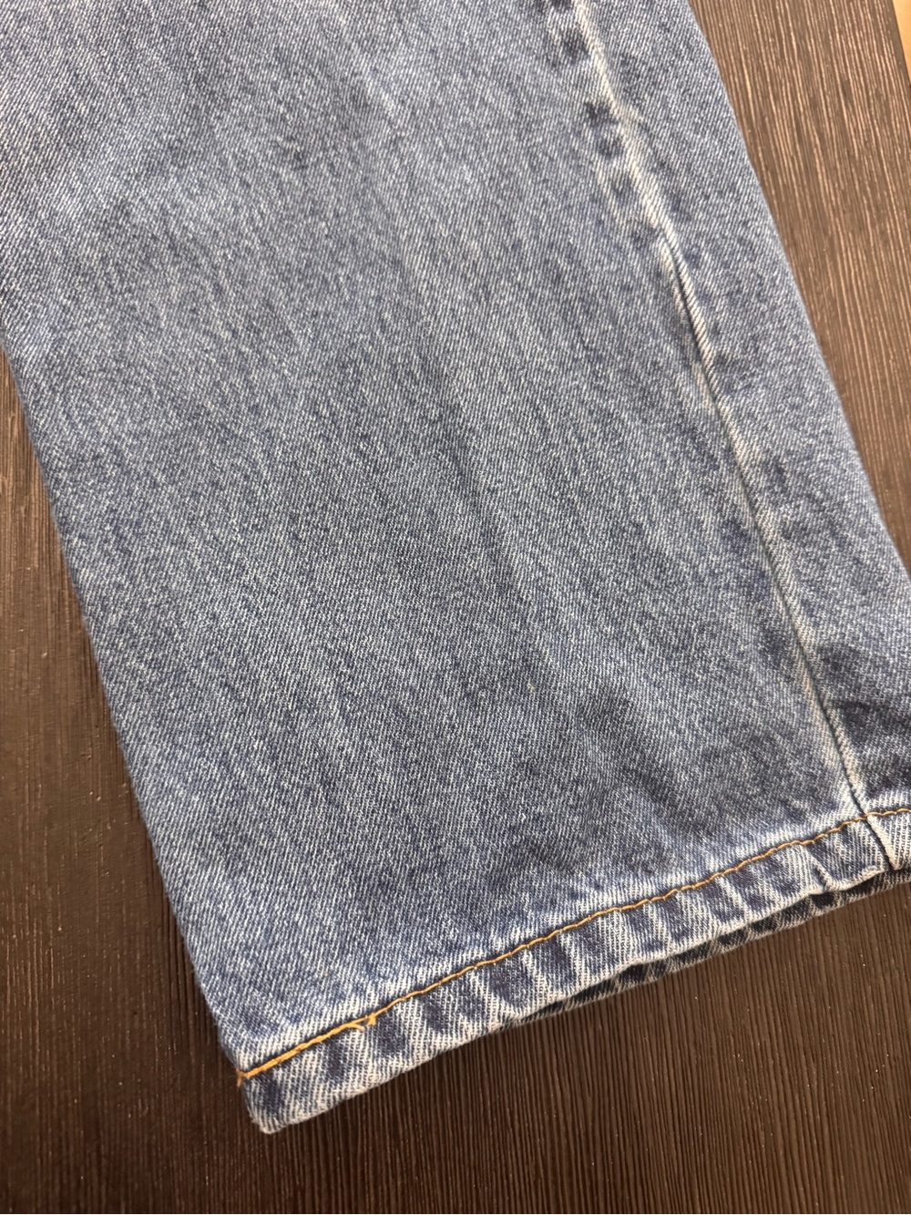 Levis 550 Relaxed Fit Tapered Leg Medium Wash Blue Denim Jeans Mens 34x32 - Picture 6 of 14
